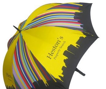 Promotional umbrella zoomable