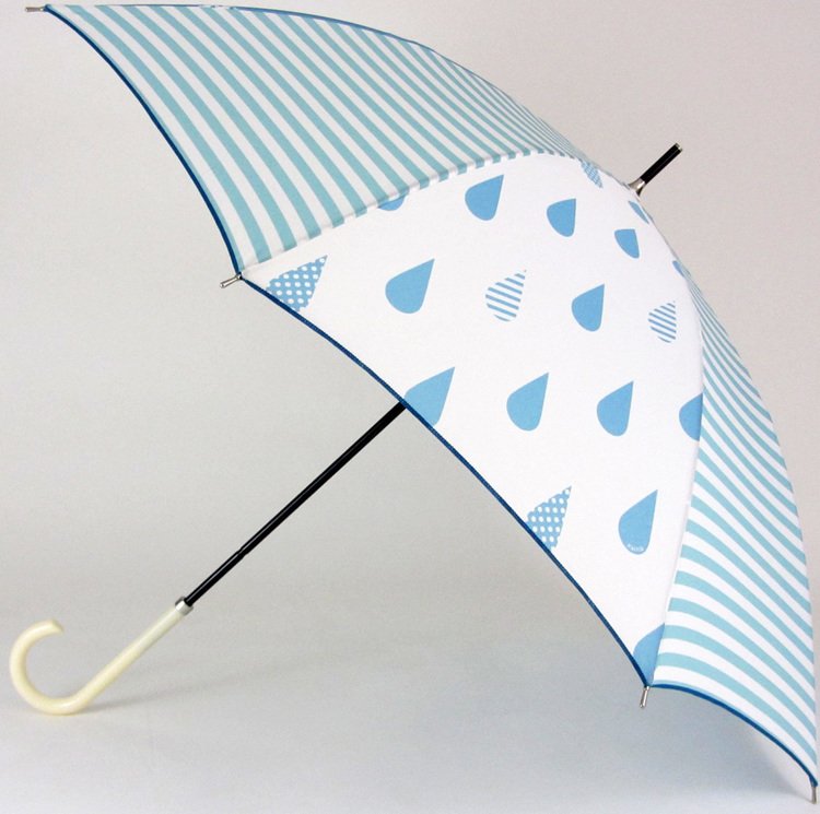 Fashion Straight Umbrellas Strongly Windproof Drip Drop Colorful Umbrella