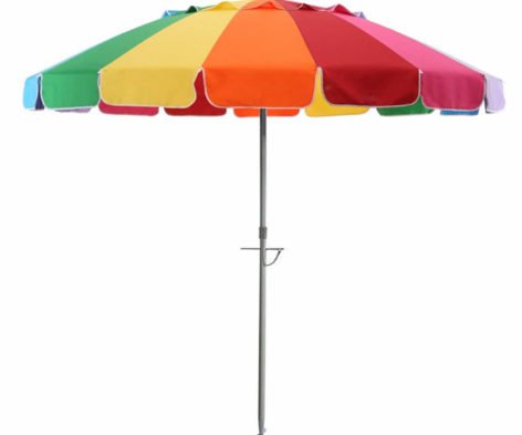 Multi Color Patio Beach Umbrella with Wind Vent