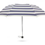 RVS Parapluhandvat Petty met Gestreepte Paraplu