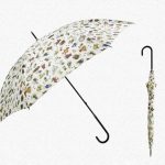 Gerader Regenschirm mit farbenfrohem Animal-Chic-Druck