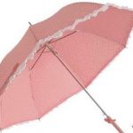 Fashion Windproof Outdoor Red Spot Parasol