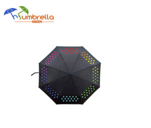 Amazing Raindrops Color Changing Umbrella Manual Folding Travel Umbrella
