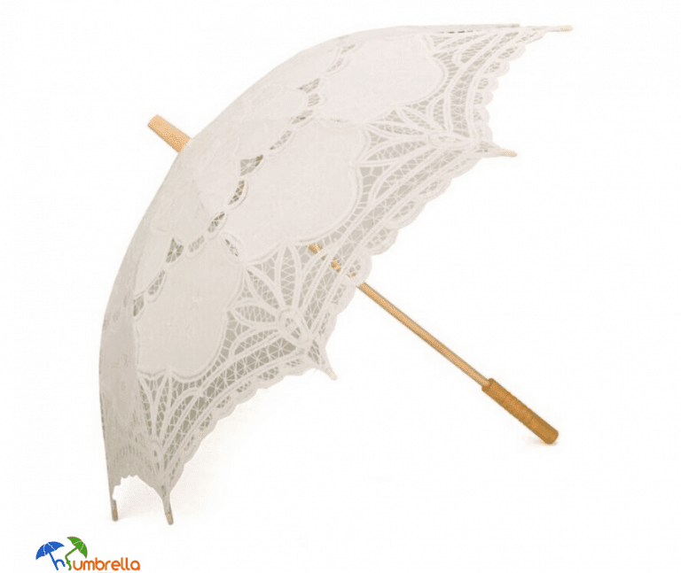 White Lace Wedding Parasol Umbrella Wholesale Huifeng Umbrella