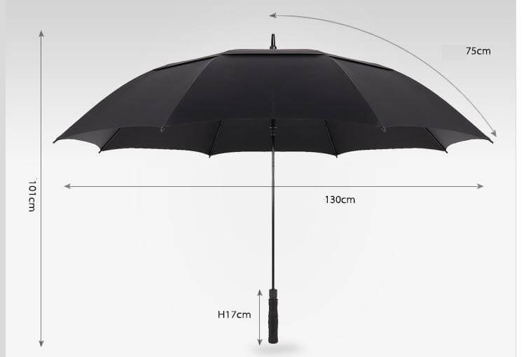 Golf umbrella measurement(1)