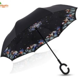 Double Layer Inverted Umbrella Windproof UV Protection