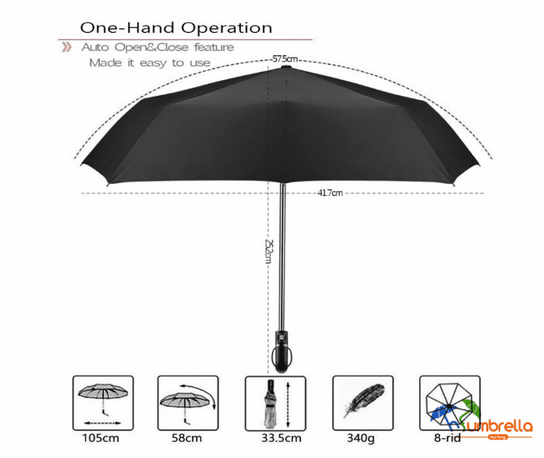 Travel Compact Golf Windproof Umbrella For Amazon Brand Retail