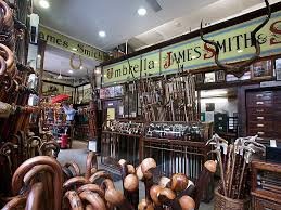 James Smith & Sons 長傘 SPF50 馬の頭デザイン James Smith & Sons 長傘 SPF50 馬の頭デザイン（傘 メンズ 紳士