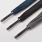 black umbrella wooden handle tip