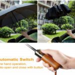 en's Automatikschirm mit Holzgriff