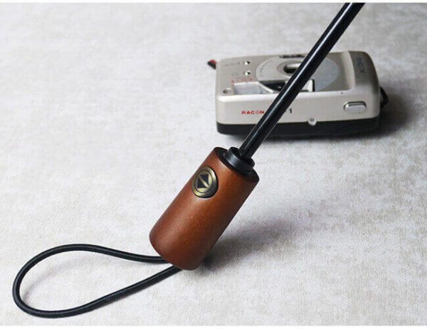 wooden handle folding umbrella