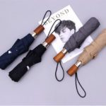 Klappschirm mit Holzgriff