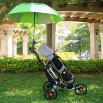 Regenschirm mit Klemme für Golftrolley
