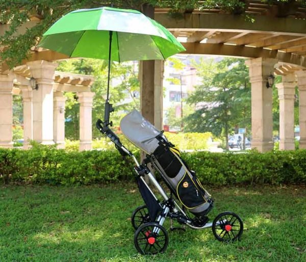 umbrella with clamp for golf trolley