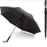 Red Fiberglass Frame Golf Umbrella