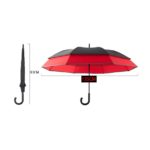 Golf umbrella with hook handle