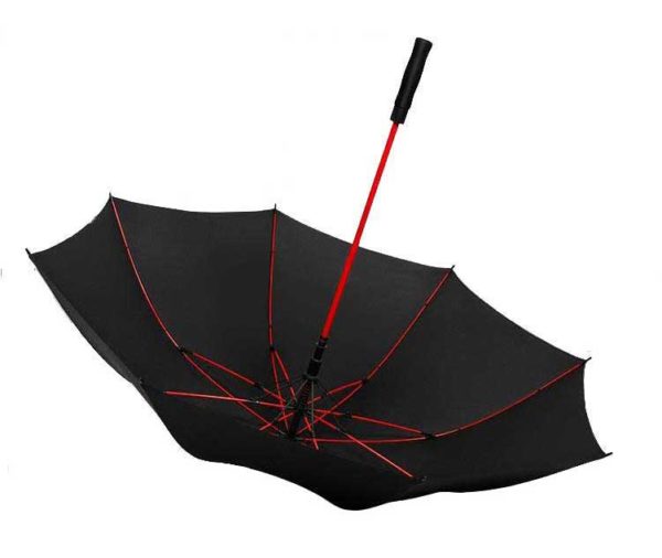 red fiberglass shaft golf umbrella