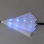 Gerader LED-Regenschirm für den Außenbereich