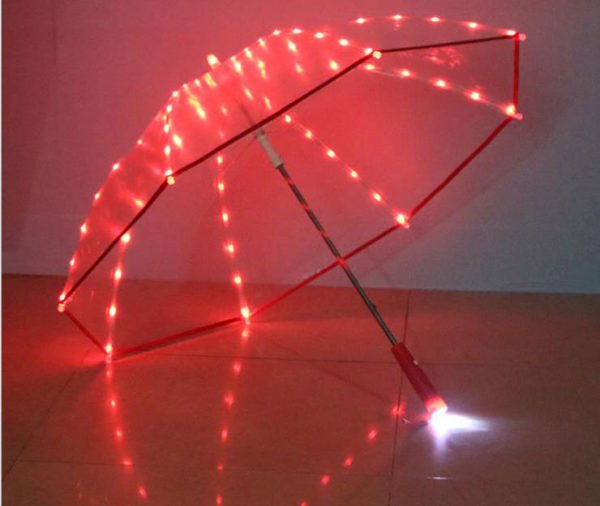 transparent led umbrella