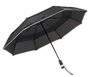 Automatic Vented Folding Led Umbrella With Reflective Stripe