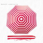 Tragetasche für Strandschirme mit roten Streifen