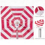 Sonnenschirm mit Belüftungsöffnung