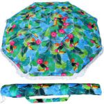 Custom Printed Outdoor Fringe Beach Umbrella (2)