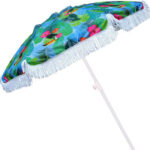 Custom Printed Fringe Beach Umbrella