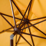 Fringe beach umbrella frame