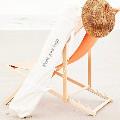 Rose Fringe Beach Umbrella with Carry Bag