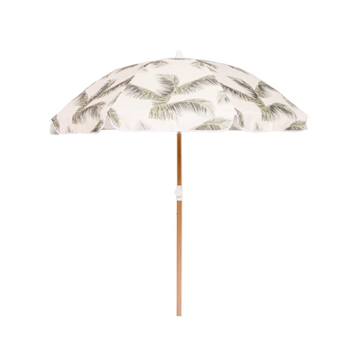 Retro Palm Tree Beach Umbrella