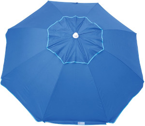 Rio Brands Beach Deluxe Sun Protection Beach Umbrella