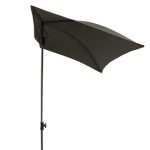 10 Fuß 180 g Polyester-Bananen-Sonnenschirm für den Außenbereich am Pool