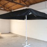 10 Fuß Polyester-Sonnenschirm am Pool, für Garten und Terrasse