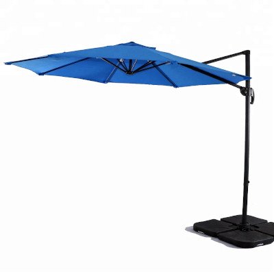 10ft Polyester Aluminum Cantilever Patio Umbrella Commercial Design Parasol