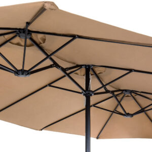 14ft 180G polyester+PA coating Garden Patio Outdoor Umbrella3
