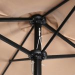 14ft 180G polyester+PA coating Garden Patio Outdoor Umbrella
