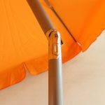 7FT rechteckiger Regenschirm mit Neigungsverstellung