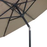 9 Fuß winddichter Sonnenschirm für die Terrasse