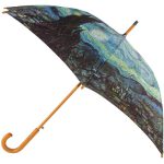 مظلة على شكل عصا بطباعة ليلة مرصعة بالنجوم