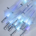 gerade transparente LED-Regenschirme (1)