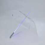 gerade transparente LED-Regenschirme (2)