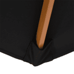 2.5 m lange Sonnenschirmschiene aus Holz