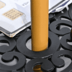 2.5 m langer Sonnenschirmmast aus Holz