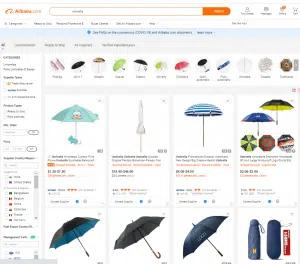 alibaba paraply