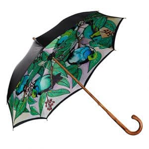 Doppelschichtiger Regenschirm aus massivem Ahornholz