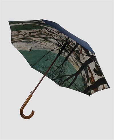 wooden Oil painting umbrella