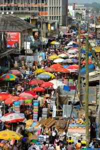 Ghana Umbrella market