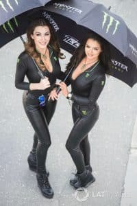 racing umbrella black green