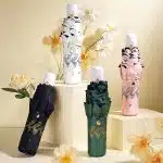 Bunter faltbarer Damenregenschirm